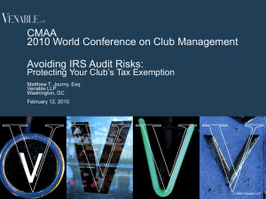 Avoiding IRS Audit Risks: Protecting Your Club`s Tax