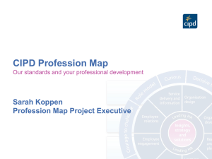 CIPD Profession Map