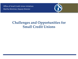Challenges and Opportunities - Education Credit Union Council