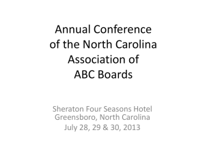 NC Spirits Association - North Carolina Association of ABC Boards