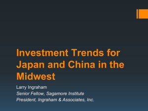 Investment Trends for Japan and China in the Midwest