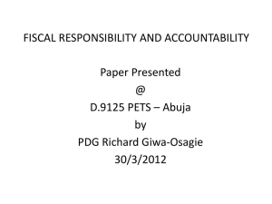 RI PDG Giwa Osagie - Rotary District 9125