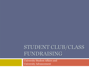 Fundraising Guidelines (PPT) - Western University of Health Sciences