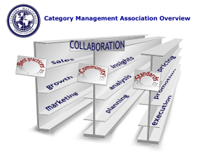 Category Management Association Advancing professional standards
