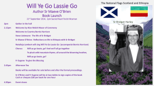 Will Ye Go Lassie Go Author Sister Maeve O*Brien Book Launch