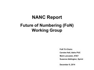 Dec14 FoN Report - NANC