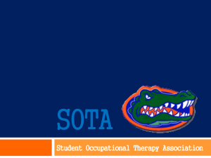 SOTA meeting5 - Student Occupational Therapy Association