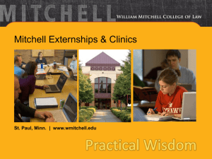 Externships & Clinics Info Session PowerPoint