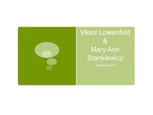 Viktor Lowenfeld & Mary Ann Stankiewicz