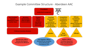 GP – Example Committee Structure Aberdeen AAC
