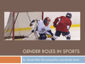 Gender Roles in Sports Slideshow