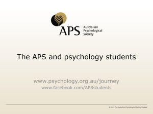 APS Matters - Australian Psychological Society