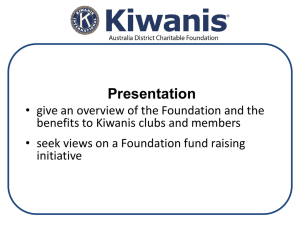 Charitable Foundation 2014 Convention Presentation