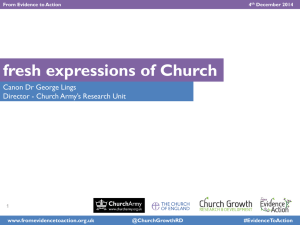 Developing Church Growth in Deprived Areas
