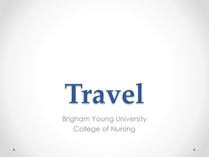Travel Guide - College of Nursing