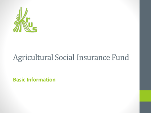 Farmers* Social Insurance Fund