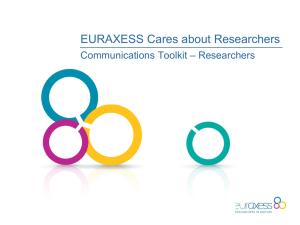 EURAXESS toolkit researchers