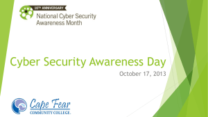 Cyber Security Awareness Day 2013 Web
