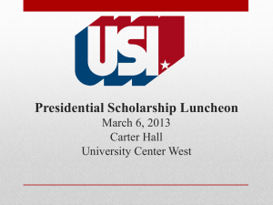 Presidential Scholarship Luncheon