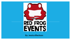 Applying to Red Frog Events
