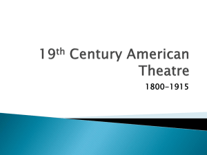 19th Century American Theatre