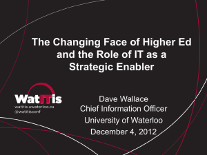 PowerPoint Slide Deck - University of Waterloo