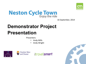 Our Neston Cycle Town Presentation