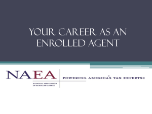 Your Career as an EA - National Association of Enrolled Agents