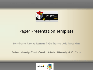 Paper presentation template