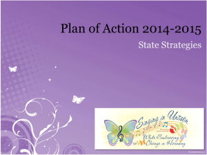 2014-2015 Plan of Action - Florida School Nutrition Association