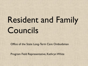 Resident and Family Councils PowerPoint Presentation