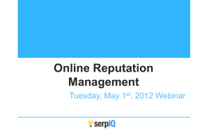 online reputation management ppt