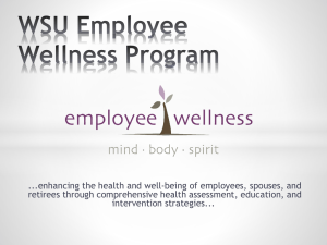 Employee Wellness - Weber State University
