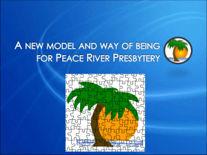 Graham Hart--Organizational Design Peace River Presbytery