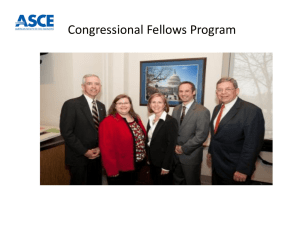 ASCE Congressional Fellows Program