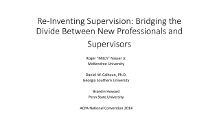 Reinventing Supervision ACPA Presentation 2014
