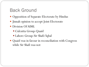 Jinnah`s 14 Points .................... .Nehru Report