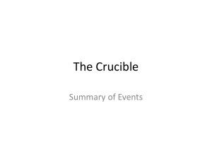 The Crucible - Whats What