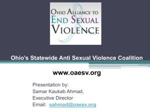 Ohio`s statewide anti-sexual violence coalition