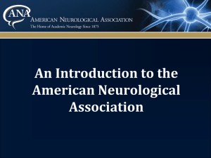 Powerpoint - American Neurological Association (ANA)