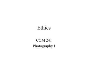 Ethics - School Of Communication