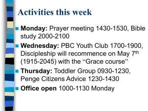 Read the weekly notices