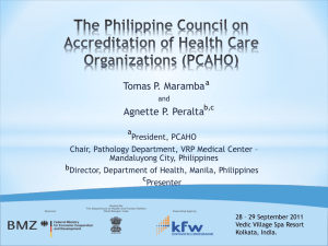 Hospitals accreditation agency, Philippines