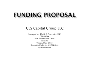 Our Funding Model - CLS Lending