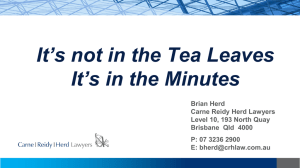 It`s in the Minutes - Better Boards Australasia