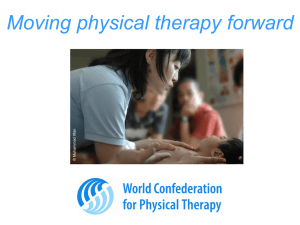 Benefits of WCPT membership - World Confederation for Physical