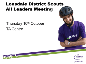 Your title here - Lonsdale District Scouts