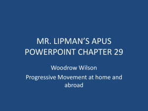 MR. LIPMAN`S APUS POWERPOINT CHAPTER 29