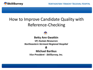 Reference Checking - How to Improve the Quality of Your Hires