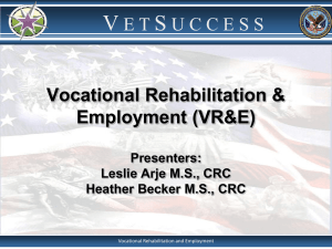 Vocational Rehabilitation & Employment